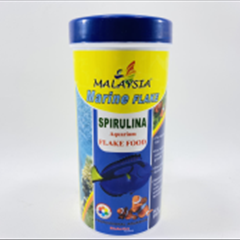غذای ماهیان آبشور malaysia marine flake spirulina